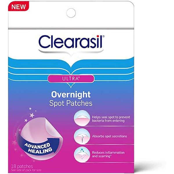 Clearasil Stubborn Acne Control 5in1 Pimple Patch, 18 Count (Pack of 3)