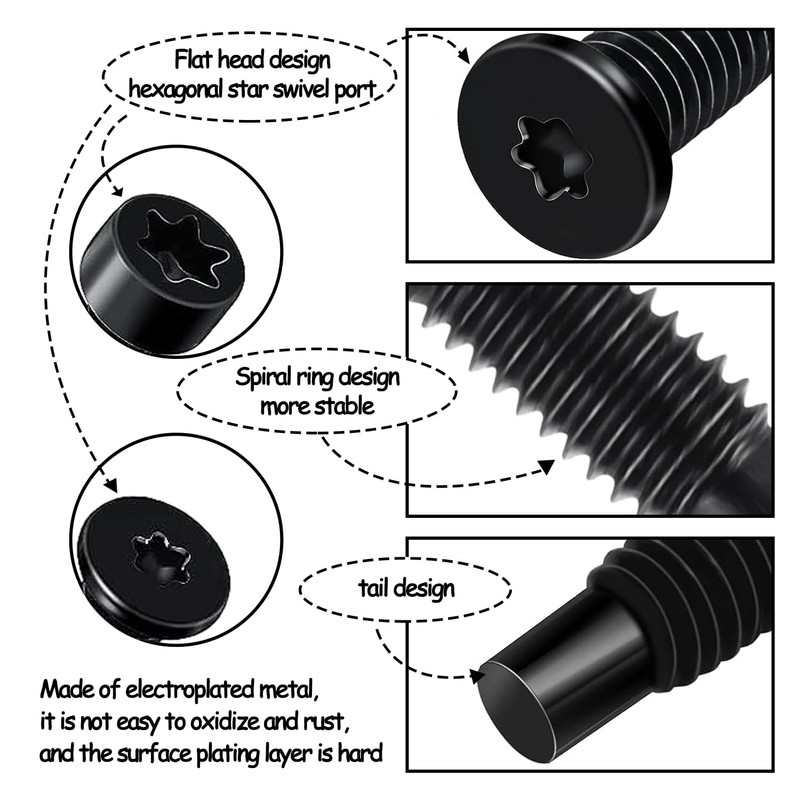 20pcs Replacement Doorbell Screw Set, Smart Doorbell Screws, Ring Doorbell