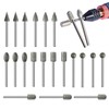 20Pcs 120-Grit diamond bit, tool accessories for dremel - 1/8"