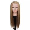 Training Manikin Head 19" Female Cosmetology Mannequin Blonde Hair Cutting