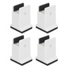 lyrlody Raised Bed Blocks, 4pcs Adjustable Furniture Risers with Screw
