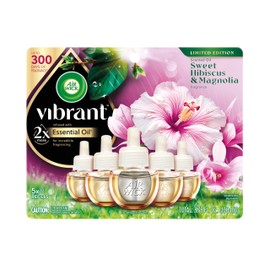 AIR WICK Scented Oil - Vibrant Refill Sweet Hibiscus & Magnolia 5 ct.