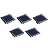 DMiotech 5 Pack 2.5V 100mA 50mm x 50mm Mini Solar