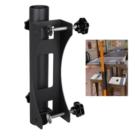 VANROUG Parasol Holder Patio Umbrella Stand Mount Umbrella Stand Bench Buddy Umbrella Holder Fixed Clip Umbrella Clamp for Deck,Chair,Desk,Dock,Beach Courtyard Balcony,Tables,Boats,Tailgates (1)