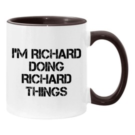 HALAM DECOR I'm Richard Doing Richard Things Funny First Name Richard Pullover Cup 11oz Accent Mug