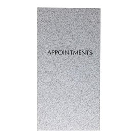 Hairdressing salon appointment book - Grey -3 Column