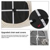 Genina Waterproof Seat Covers for Dining Room Chairs covers dining