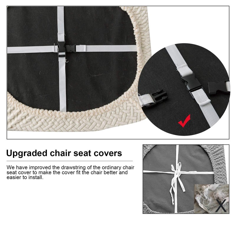 Genina Waterproof Seat Covers for Dining Room Chairs covers dining