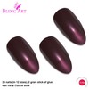 False Nails Bling Art Brown Glitter Almond Stilet Fake Long