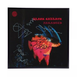 Black Sabbath Autographed Album Cover Reprint. Frame Included