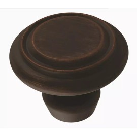 Brainerd  P42954W-BZM 1 1/4" Classic Contour Cabinet Knob Matte Bronze