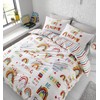 Catherine Lansfield Be A Rainbow Easy Care Single Duvet Set