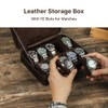 Contacts 10 Watch Case Leather Travel Watch Box, Crazy Horse