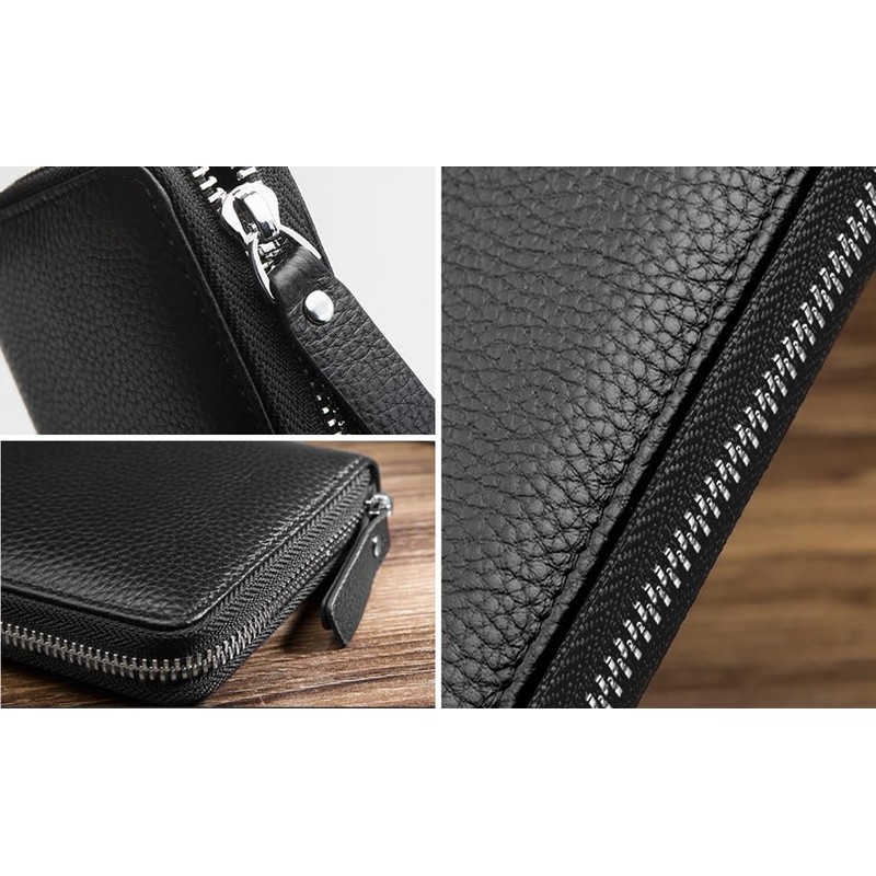 TORIBIO Wallet, Popular, Card Storage, Coin Purse, Skimming, Present,, black