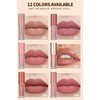 12 Colors Book Style Velvet Matte Liquid Lipstick Gift Set