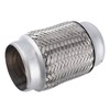 Auto Stainless Steel Exhaust Flexible Pipe Repairing Replacement Tube 150x76mm/6x3in