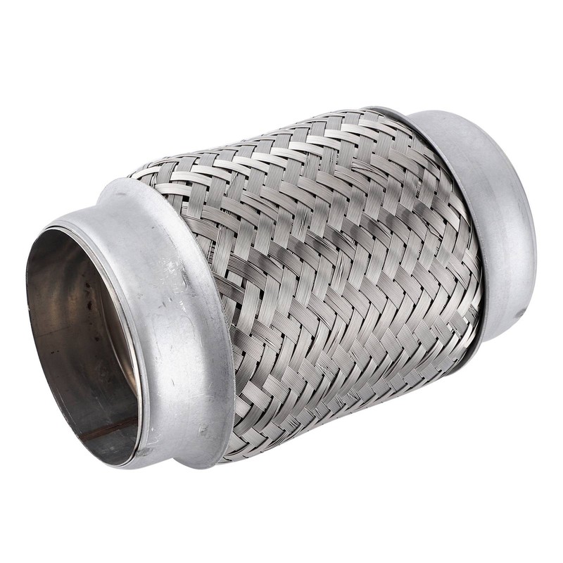 Auto Stainless Steel Exhaust Flexible Pipe Repairing Replacement Tube 150x76mm/6x3in