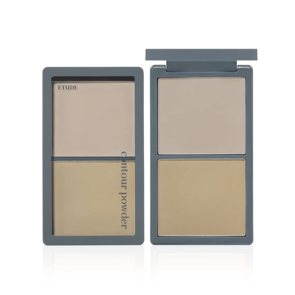 ETUDE Contour Powder 03 Re-illumination| | Bronzer And Contour Palette To Effortlessly Define The Face Like A Selfie | Smooth, Velety Texture | Natural Look