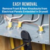 Jonard Tools WBK-100 Panel Buddy Knockout Set for Front and