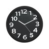 Tempus TC62127B Contemporary Wall Clock with Frame Face Raised Contrasting