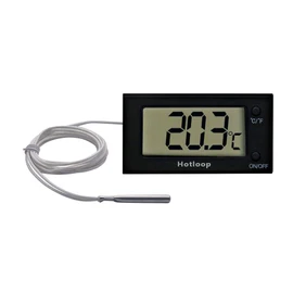 Hotloop Oven Thermometer Resistant 300°C - Digital Kitchen Barbecue Thermometer Temperature Probe Oven Proof for Baking, Pizza, Meat, Oil, Milk, Deep Frying