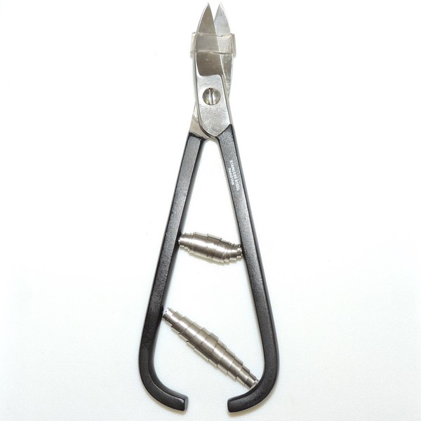 Mazbot French Style Curved Metal Shears with Spring T076C