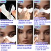 Glitter Pecas Cara Tatuaje, 6pcs Gold Sparkle Pecas, Cara Glitter