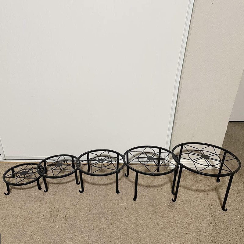 5 Pack Metal Plant Stands,Heavy Duty Potted Holder for Flower