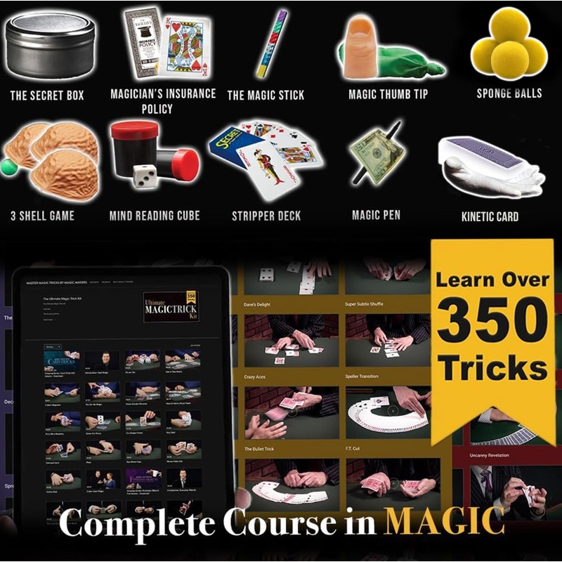 Magic Makers Ultimate Magic Trick Kit 350 Tricks