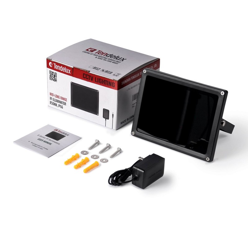 Tendelux 200ft Long Range IR Illuminator | BI18 90° LED