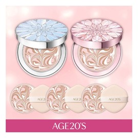 Age to Wenness Essence Pact The Blooming Economical Composition 2 main products + 3 refills 1) No. 21 / 에이지투웨니스 에센스 팩트 더 블루밍 실속구성 본품2+리필3 1) 21호