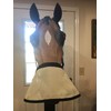 Nag Horse Ranch Halter Free Nose Shade with Throat Latch (Large Horse, Beige)