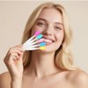 100 Pcs Silicone Exfoliating Lip Brush, Lip Scrub Brush, Lip