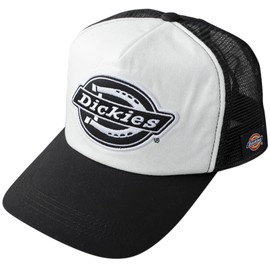 Dickies Mesh Cap, Hat, Men's, Original Logo, Women's, Unisex, Color, Black, Mesh Cap, American Casual, Street, black white, XL