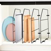 Blulu 4 Pcs Baking Sheet Organizer Tray Dividers for Cabinets