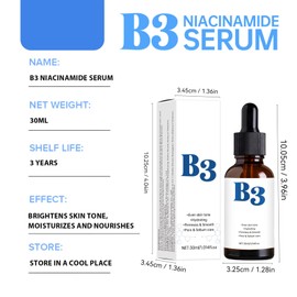 Rostblant Brightening Essence, Moisturising Essence, Even Skin Tone, Firms and Smooths Skin, Nourishes Pores and Sebum, Suitable for Dry Skin