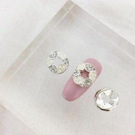 P263 Nail Parts 1 Cubic Metal GWM / p263네일파츠 1개입 큐빅메탈쥬얼 GWM