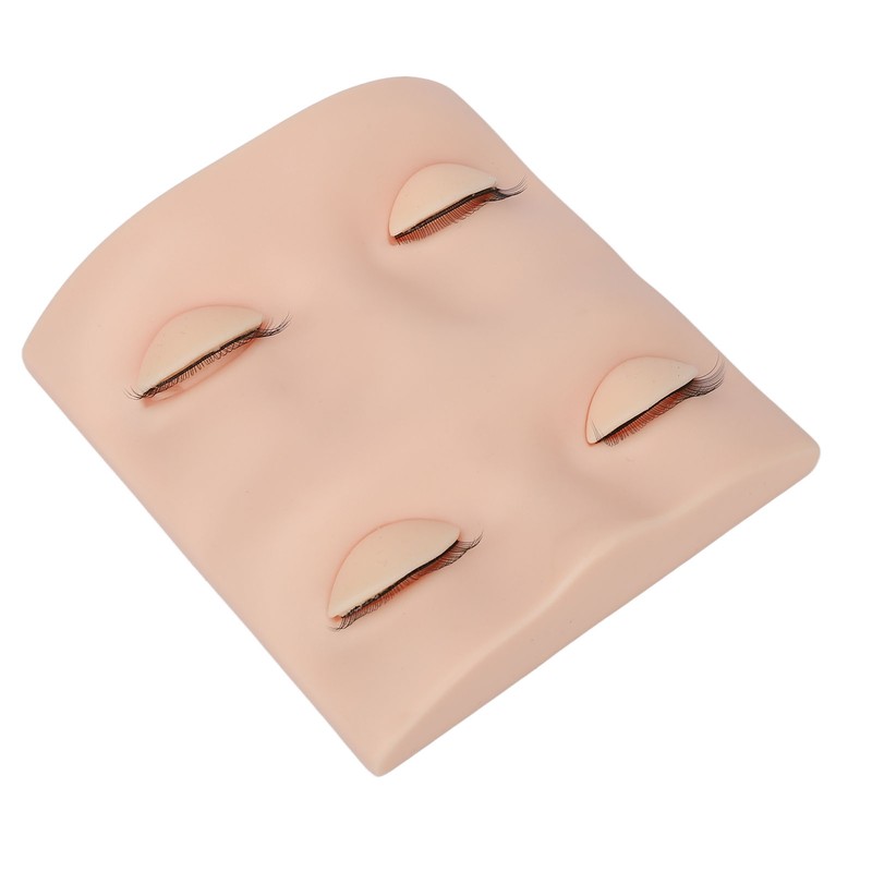 Lash Mannequin Head with with 3 Pairs Replacement Eyelids Realistic