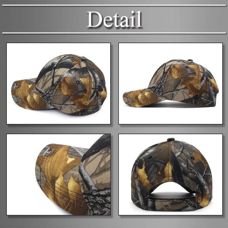 BUZZxSELECTION CAP169 Hat, Casual, Outdoor, Military Camouflage, Men's, Women's