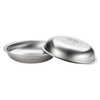 PEDAY 18/8 Stainless Steel Cat Bowls, Whisker Friendly, Human Grade,