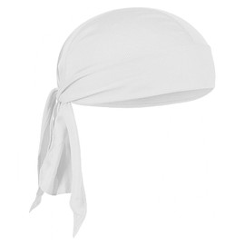 Do Rag Skull Caps, Sweat Wicking Doo Rag, Helmet Liner Cooling Cap, Cycling Motorcycle Head Wrap Bandana White