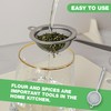 Small Sieve Fine Mesh, 2 Pcs Tea Strainers for Loose