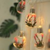 Simulation Flower Lights String Lights Scene Arrangement Bulb Horn Flower