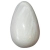Satin Crystals Scolecite Egg Celestial White Silk Angel 2.25-2.5 inch