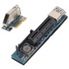 PCIE Extension Cable Integrated Power Supply Gold Plated Contacts Fine