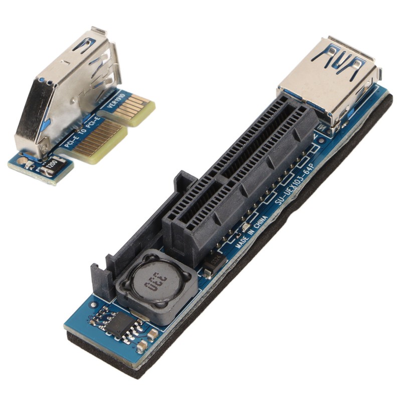 PCIE Extension Cable Integrated Power Supply Gold Plated Contacts Fine