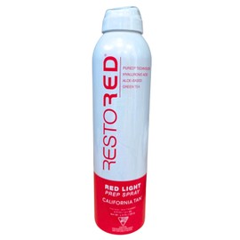 California Tan RestoRed Prep Spray 177 ml, Activador de Colágeno Bronceado Sensible Aerosol