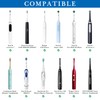 Linkidea Wall Mount Electric Toothbrush Holder for Bathroom, 2 Slots