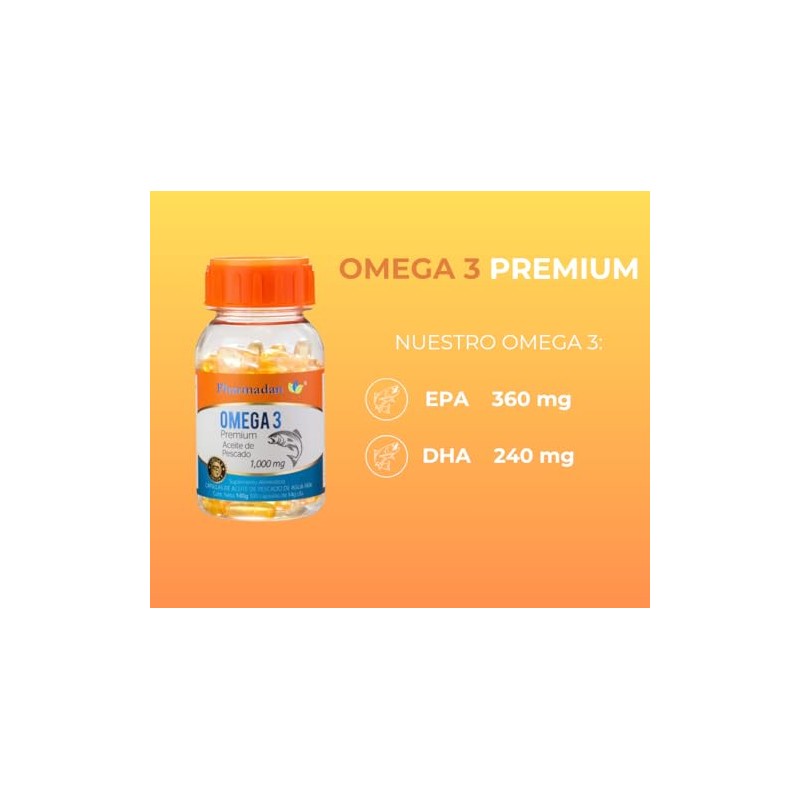 Omega 3 Premium 1,000mg 100 Capsulas