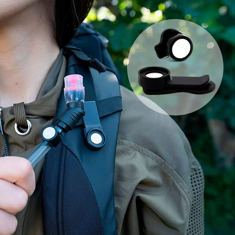Bladder Clip, Water Tube Clip,Hydration Hose Magnetic Clip,Military Backpack Clip,Tactical